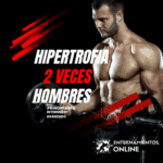 HOMBRES. Hipertrofia, 2 veces por semana
